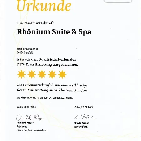 Landhaus Rhönium Gersfeld Exterior foto